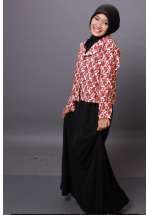Set Denim Annabell Red Black